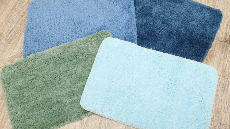 定制超细纤维毛茸茸地毯防滑吸水淋浴浴缸浴室垫垫浴室