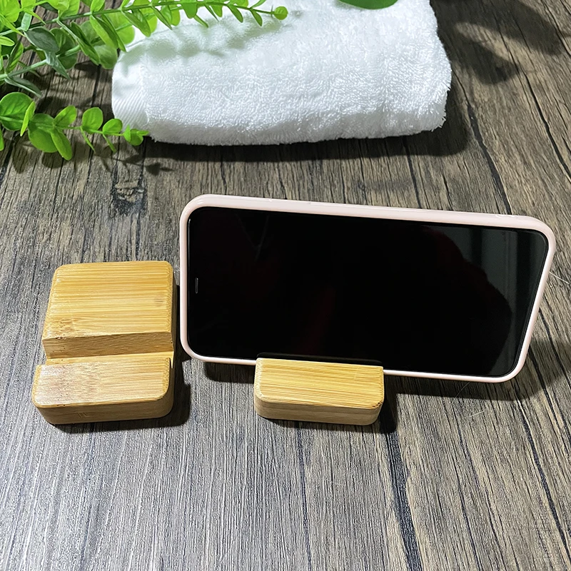 Buy Wholesale China Universal Bamboo Wood Mobile Phone Holder