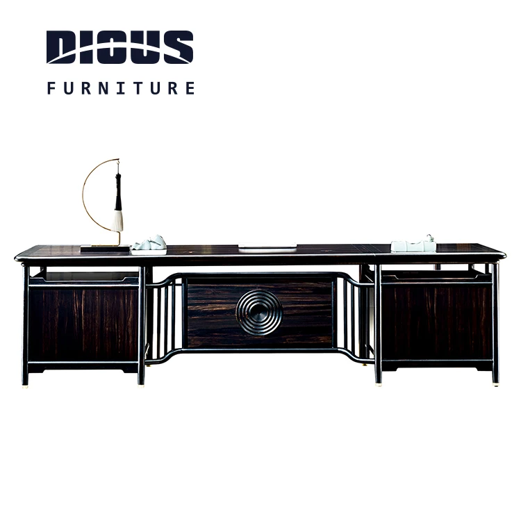 Dious hot sale comfortable acrylic desk leather desk set made in China