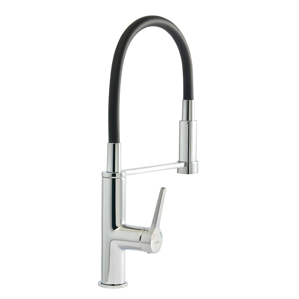 Grifo De Cocina Flexible Matte Black 360 Rotatable Anti Splash Water Tap  Kitchen Faucet Pull Out Kitchen Mixer Sink Faucets