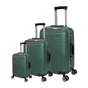 New Style Unisex PC Luggage with Aluminum Frame Hardside Suitcase with Spinner Caster Great Quality for Business Travel