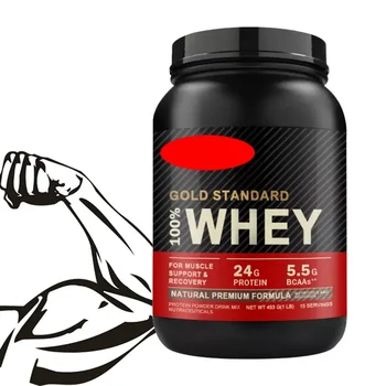 Custom good quality gold standard 100% whey protein powder for muscle 1lb 2lbs 5lbs wholesale Increase Muscle Sports Supplement