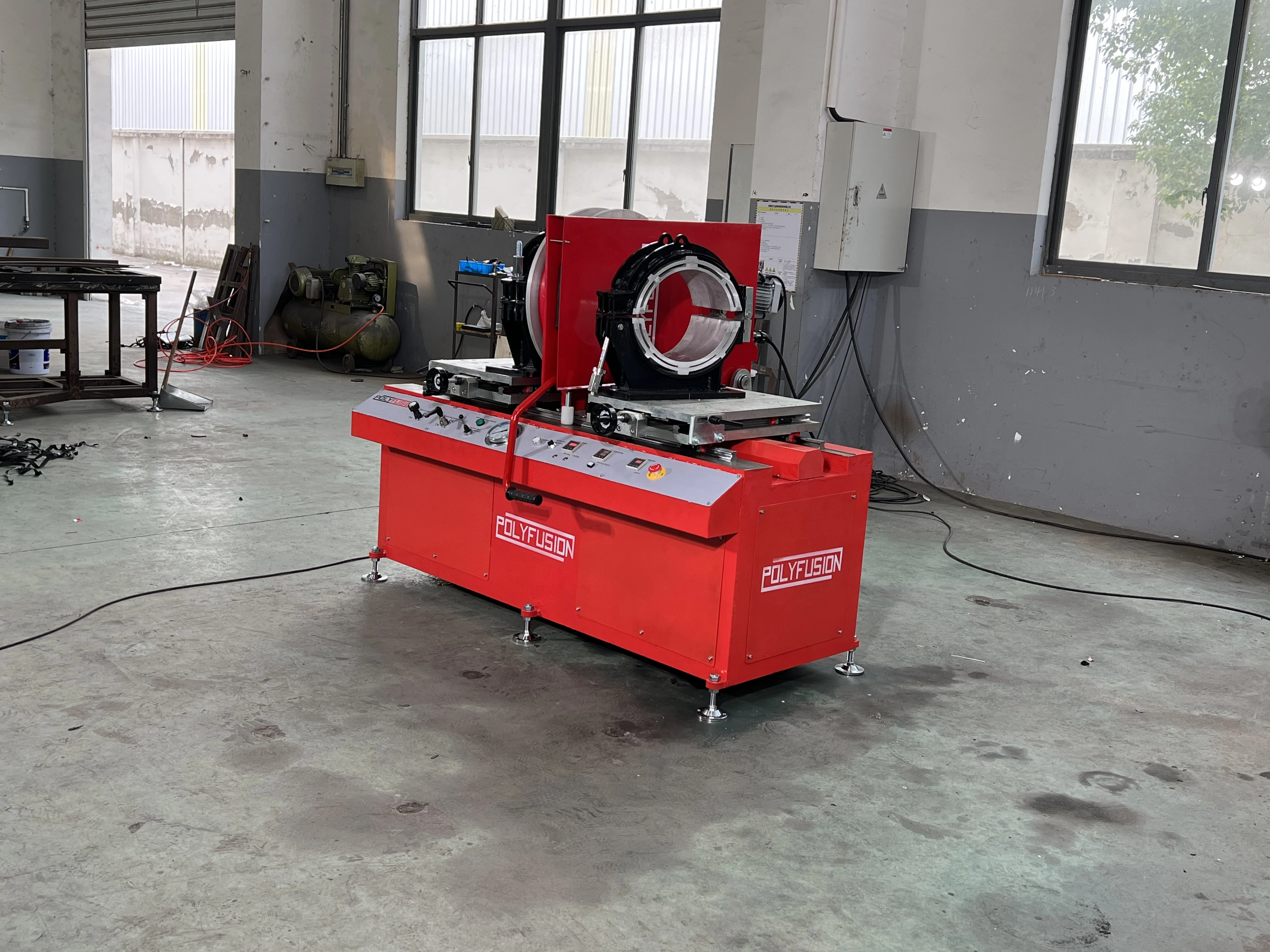 Factory 400mm HDPE Pipe Fitting Welding Machine Plastic Pipe Welder Muti Angle Jointing Machine