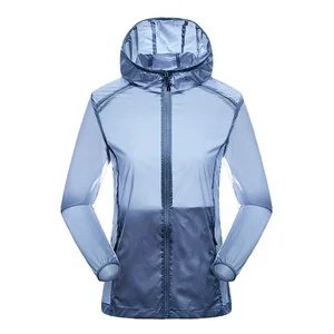 2026 Summer Sun-Protection Jacket for Men High Quality with Customizable Logo Zipper Closure Plus Size Lightweight