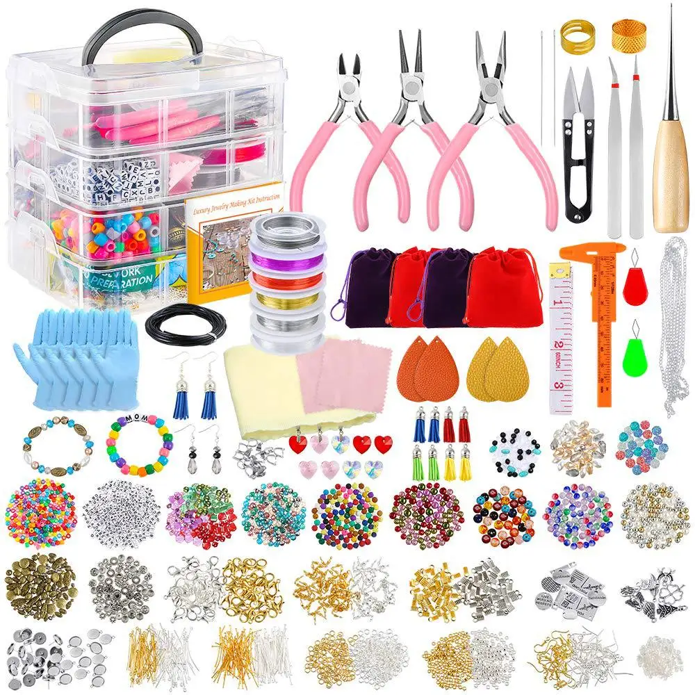 jewelry making supplies kit with accessories