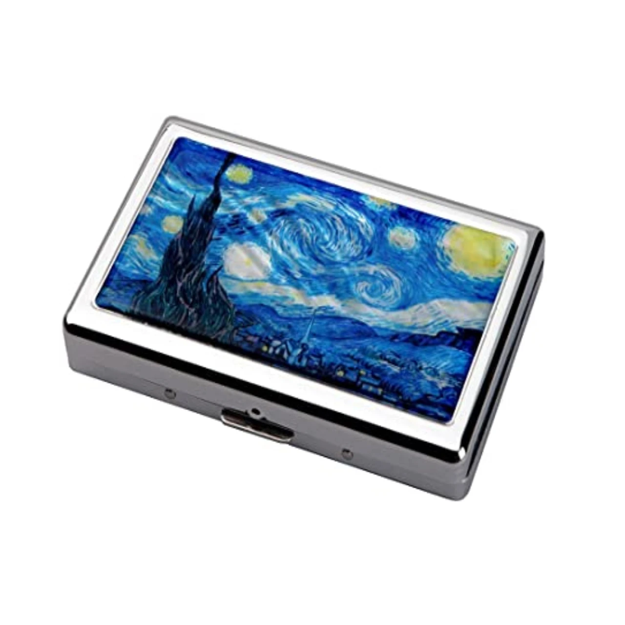 Bote  cigarettes rigide personnalisable en alliage de zinc tanche, tui  de rangement pour tabac, impression de logo et photo, sublimation, cadeau  d'affaires vierge