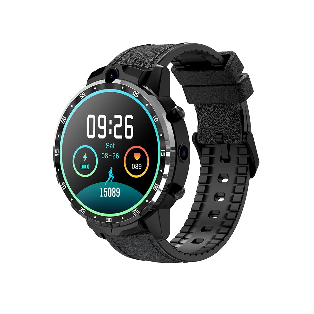 Dual Camera Design AI Face Recognition Unlock X600E 830 MAh Magnetic Charging 4g Lte Android Wear Smart Watch Phone