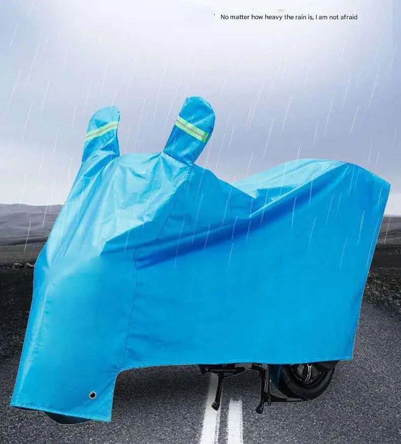 All Season Black Rain Waterproof Outdoor Sunshade Motorcycle Covers with Aluminum Foil & Cotton Wool Material Modern Style
