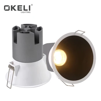 OKELI Factory Direct sale modern hotel die-casting aluminum recessed 7w 12w led down light