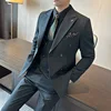 Verde scuro (abito + gilet + pantaloni)