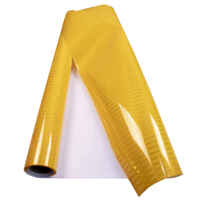 3HAO PET EGP UV-Printable Microprismatic Reflective Vinyl Sheeting Roll Safety Reflective Material for Traffic Sticker Signs