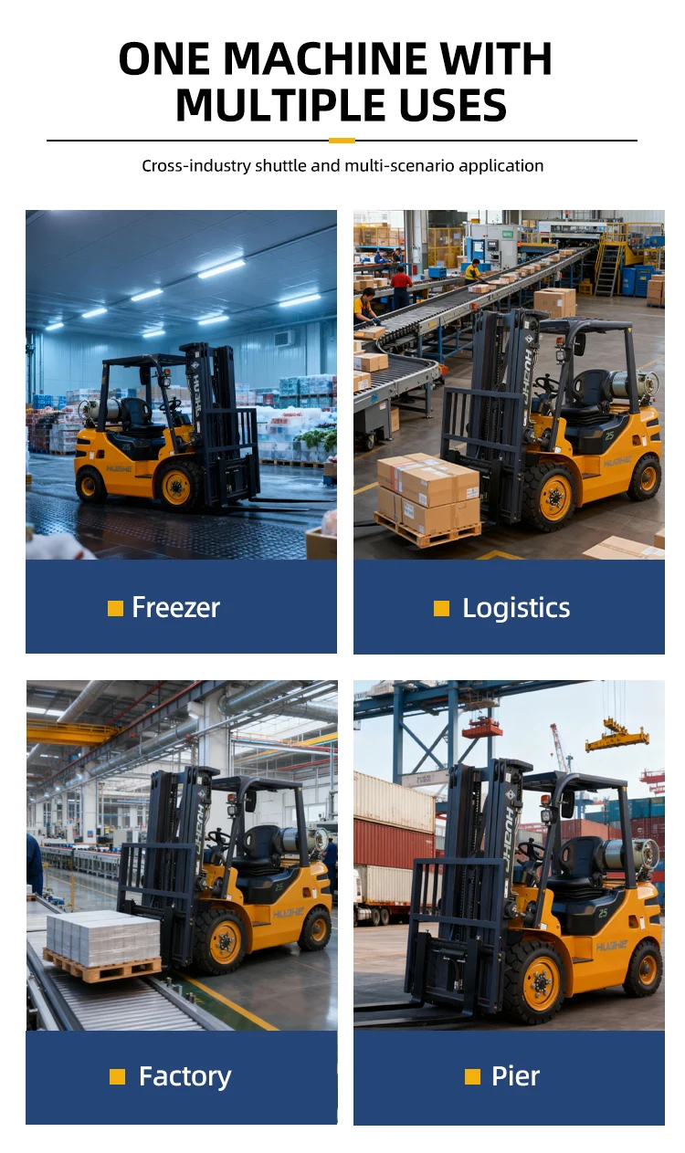 China Factory   3 Ton Lpg/gasoline  Forklift with Competitive Price