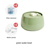 Green water fountain