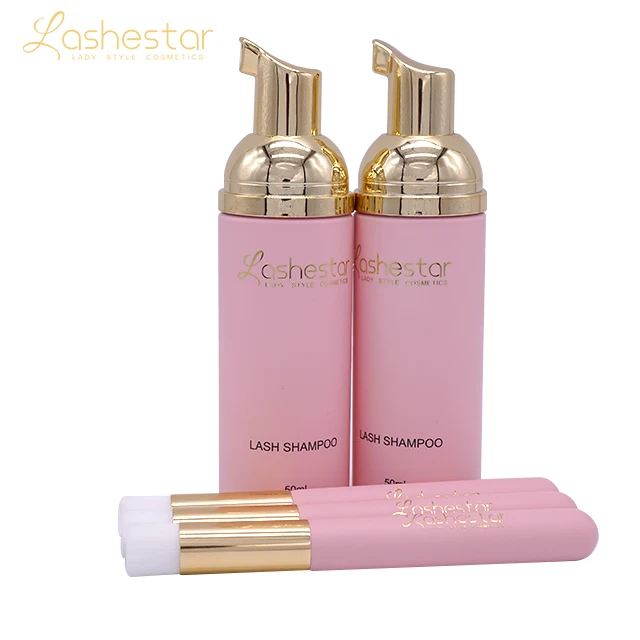 100 мл OEM ресниц шампунь стикер частная этикетка с коробкой и щеткой Безжалостное средство для