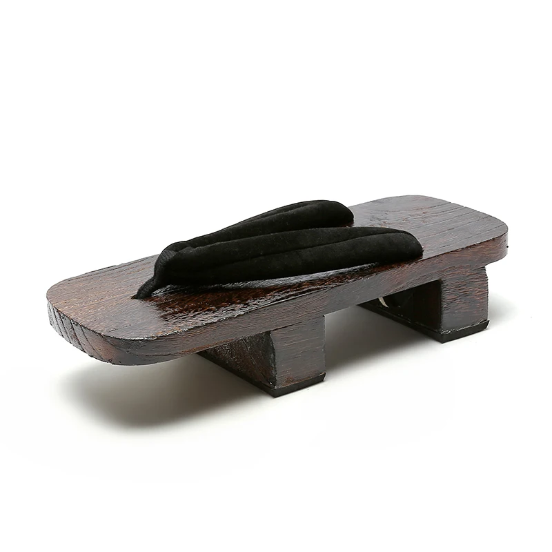 Men's Japanese Wooden Sole Platform Clogs Women's Flip Flops Oem