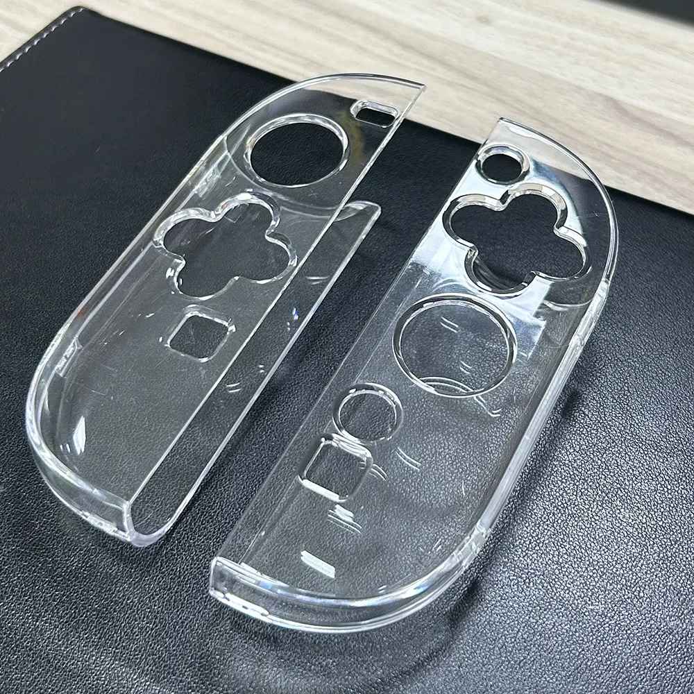 product laudtec transparent pc case for switch2 ns2 2025 detachable controller protector anti yellow back cover clear custom logo yxj27-2
