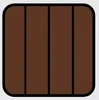 H014 dark brown+black