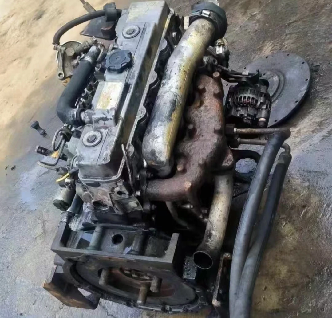4M40 Used Industrial Diesel Engine 4M40T for L200 Pick-up Trucks E307B ...