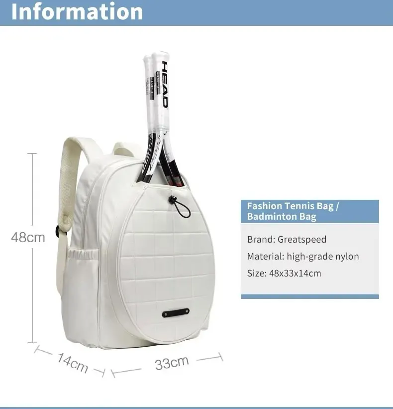 Greatspeed Paddle Tennis Bag Ultimate Sports Racket Backpack