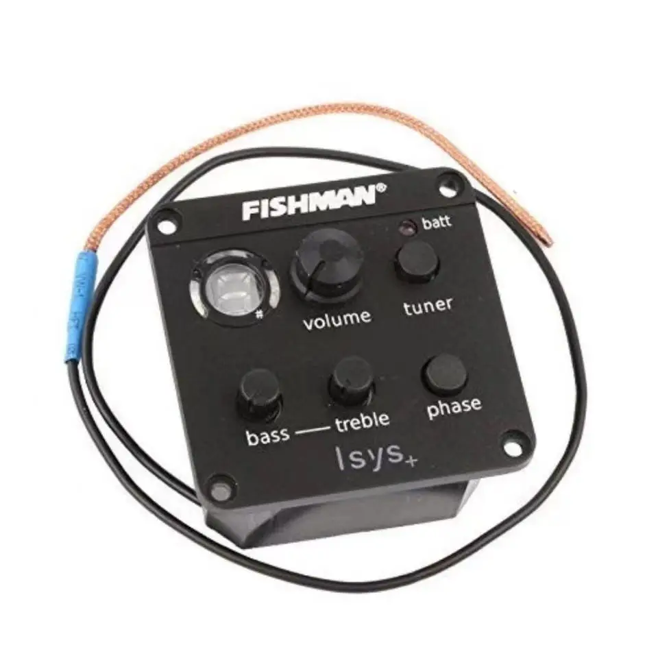 Factory Outlet Fishman ISYS+ ギターイコライザー、リチウム電池付き