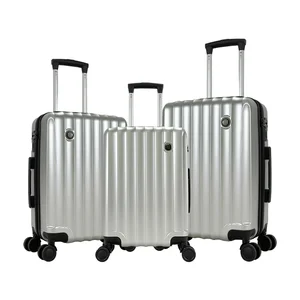 Custom Logo Zipper Luggage Manufacturer Wholesale Abs Carry-On Trolley Suitcase Carry on Type