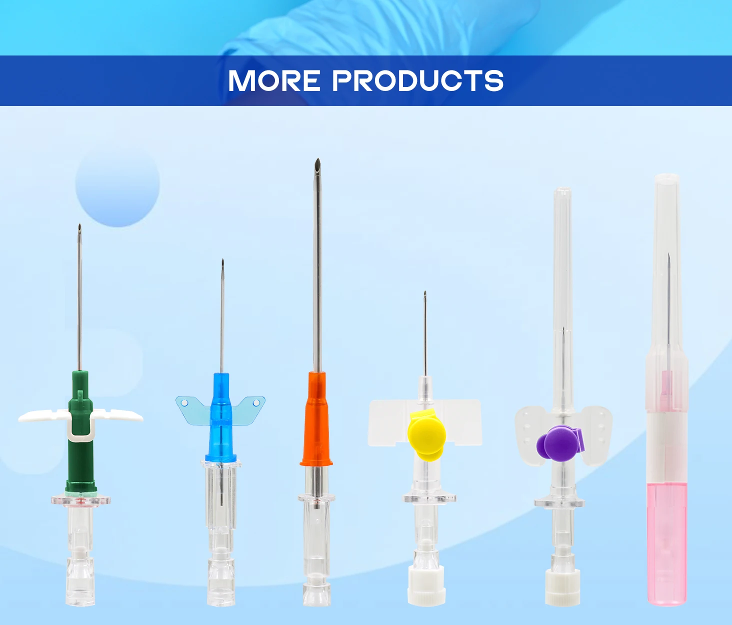 Port Sterile Safety IV Syringe Disposable Cannula IV Catheter ...