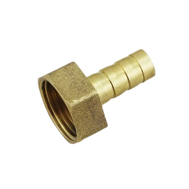 10pcs ID Pipe 6 8 10 12 14 16mm Hose Barb Bulkhead Brass Barbed Tube Pipe Fitting Coupler Connector Adapter For Fuel Gas Water Copper Color : 12mm 