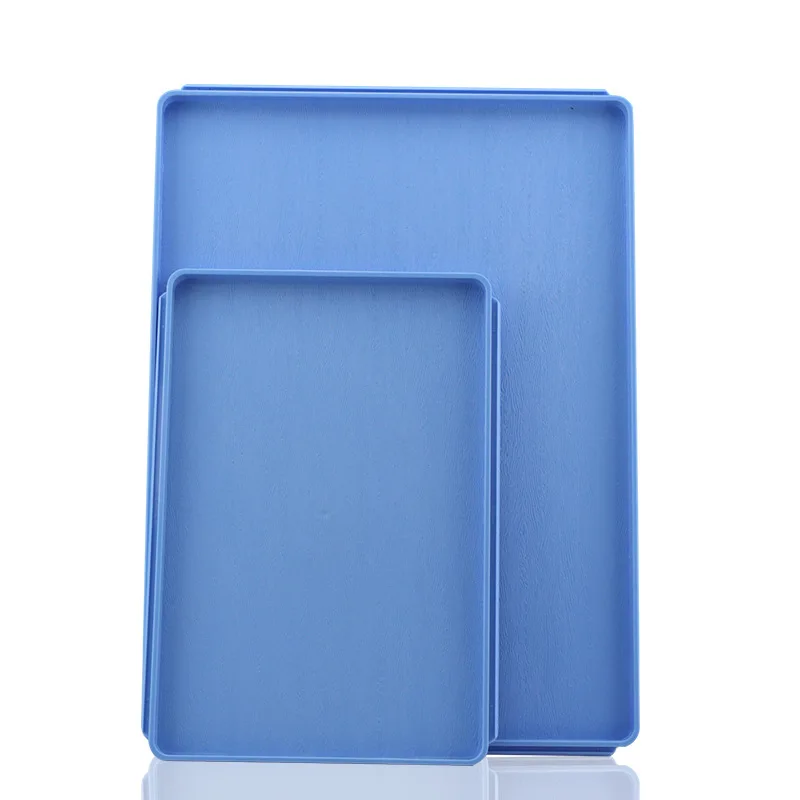 2/3 Inflight Plastic Food Serving Tray Airline Anti slip Tray 38*27.3cm / 27.3*19.3cm Nonslip Trolley Airplane Trays