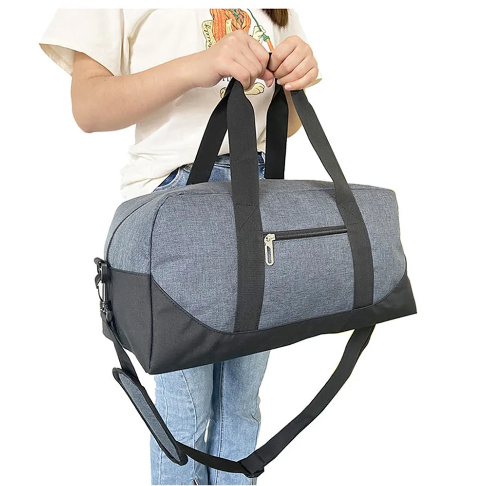 Custom high quality custom large capacity fold sport gym women men waterproof duffel travel bag