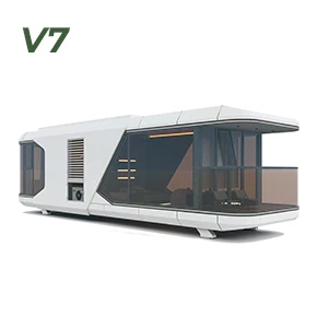 Modern Style Modular Floating Home Prefab Container Hotel Mobile Home with Toilet Houses Prefabricated Homes Modern Low Cost