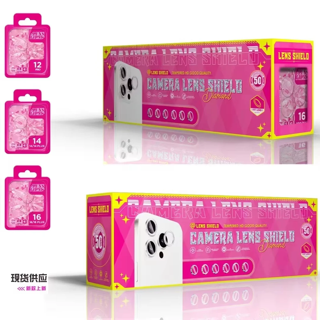 With Retail Package Lens Protector Mobile Phone Camera Lens Protectors Films for iPhone 16 15 14 13 12 11