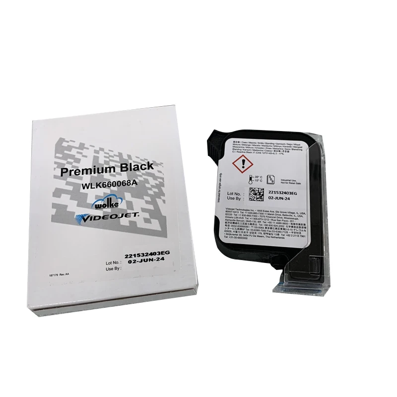 Wlk660068a Cartridge Premium Black Ink 42 Ml Original New Videojet