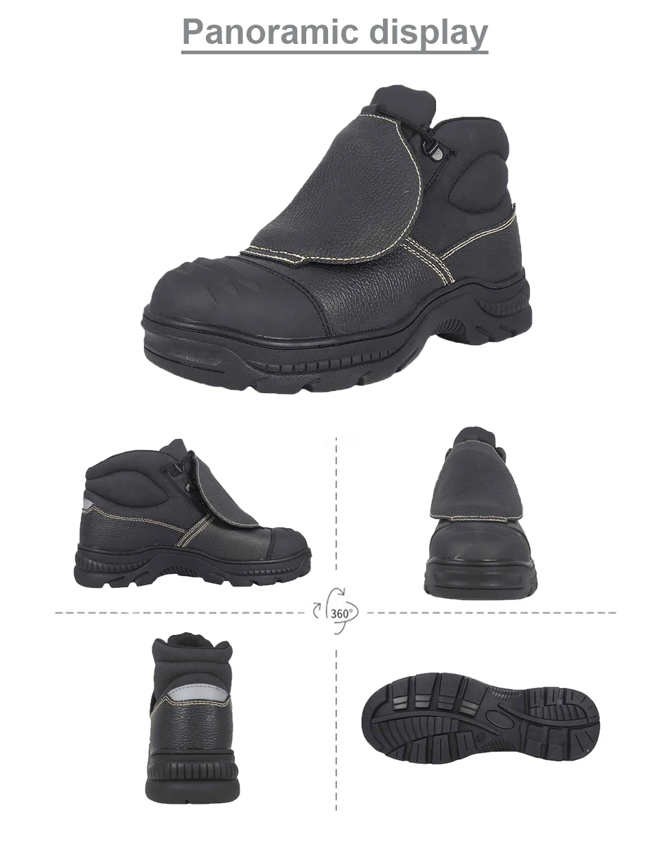 VITOSAFE Brand Welding Safety Work Boots Cow Leather for Welders Mens Safety Shoes factory