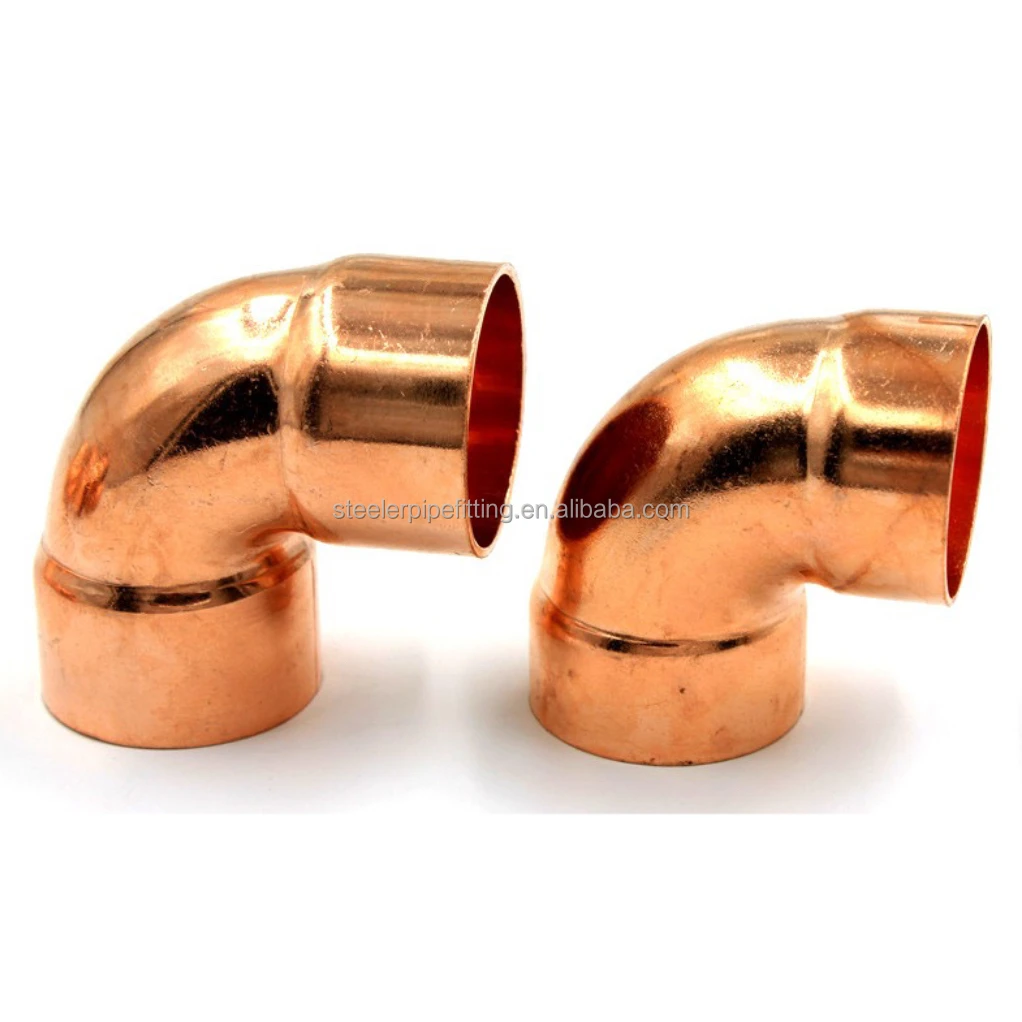 Sanitary Copper 90 Degree Quarter Bend Socket Elbow Joint Pipe Fitting ...