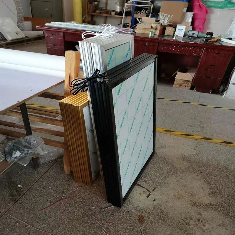 Customized Aluminum Frame Super Slim Led Light Box Advertising Hanging Ultra Slim Light Boxes