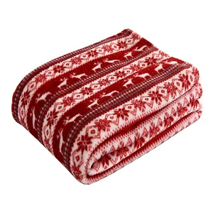 Custom European Style 3D Print Sherpa Fleece Blanket Soft Warm Flannel and Coral Sherpa Blanket