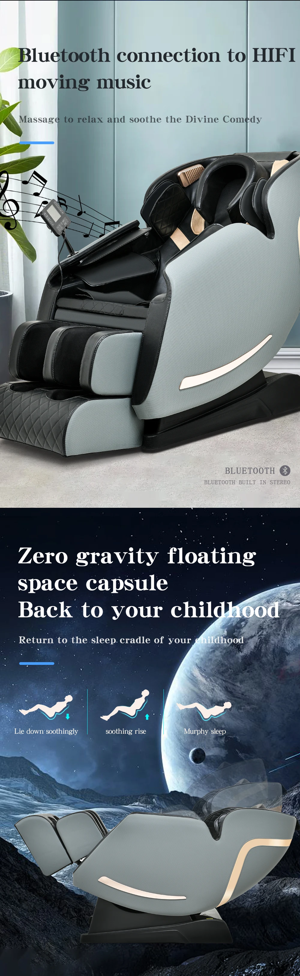 2023 Best Seller Sofa Massager Chair Fixed Point Electric Full Body