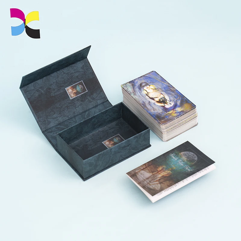 Wholesale Printing Custom Standard Size Custom Design Paper Tarot Decks with Card Box and Guide Book