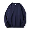 Navy blue chinese cotton crewneck sweat