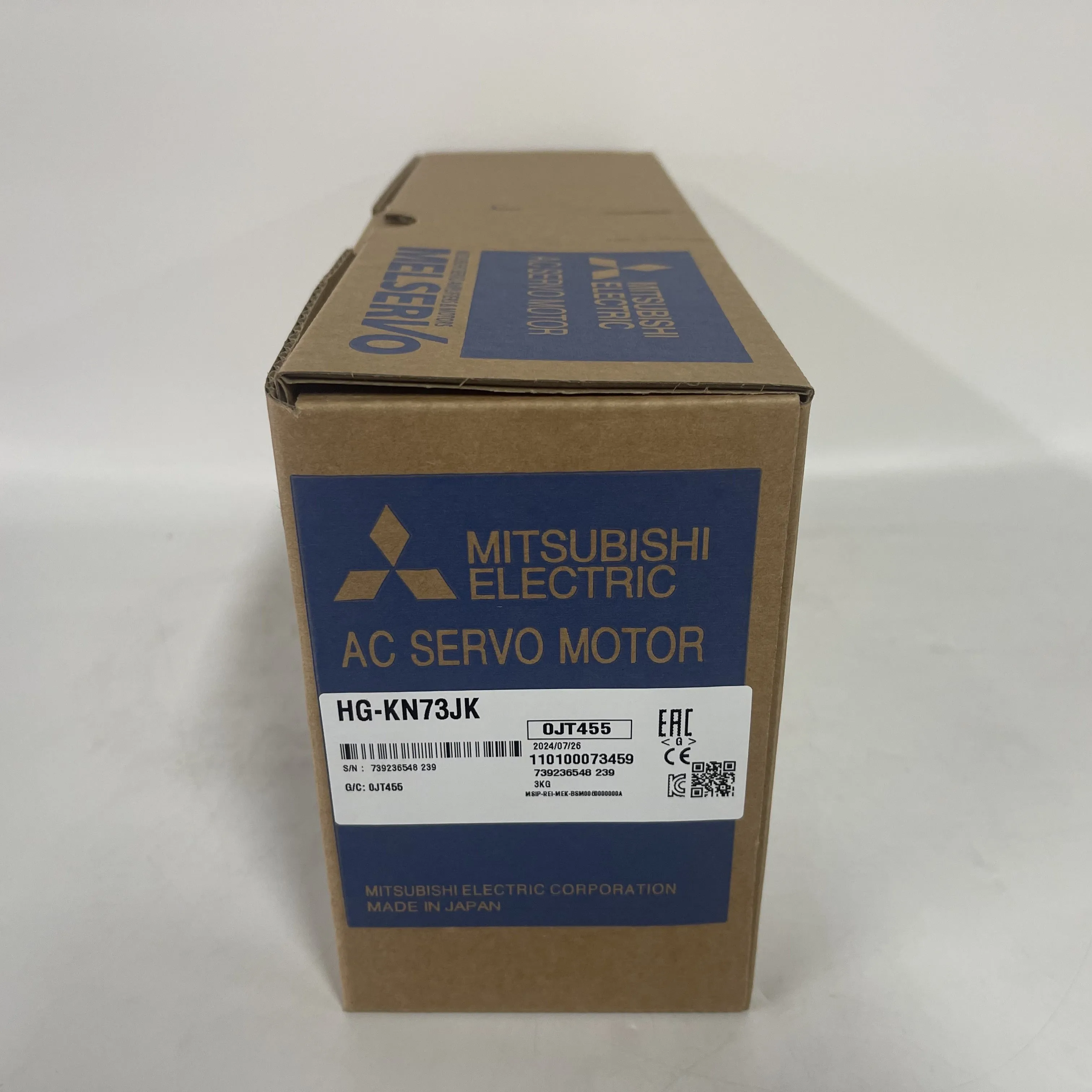 Mitsubishi AC Servo Motor HG-KN73JK