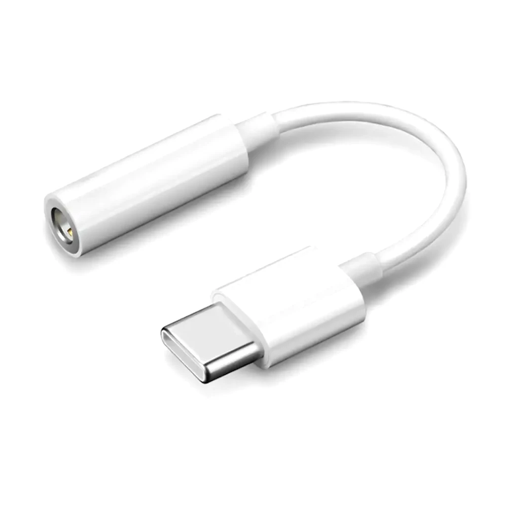 USB Type C 3.5 Jack Earphone Adapter USB C to 3.5mm Headphones AUX Audio Adapter Cable for IPhone 15 Pro MAX Auxiliary Cable