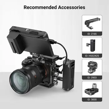 Smallrig Camera Half Cage for Sony Alpha7rV/ Alpha7IV/Alpha7sIII/Alpha1/Alpha7rIV -3639 detail image
