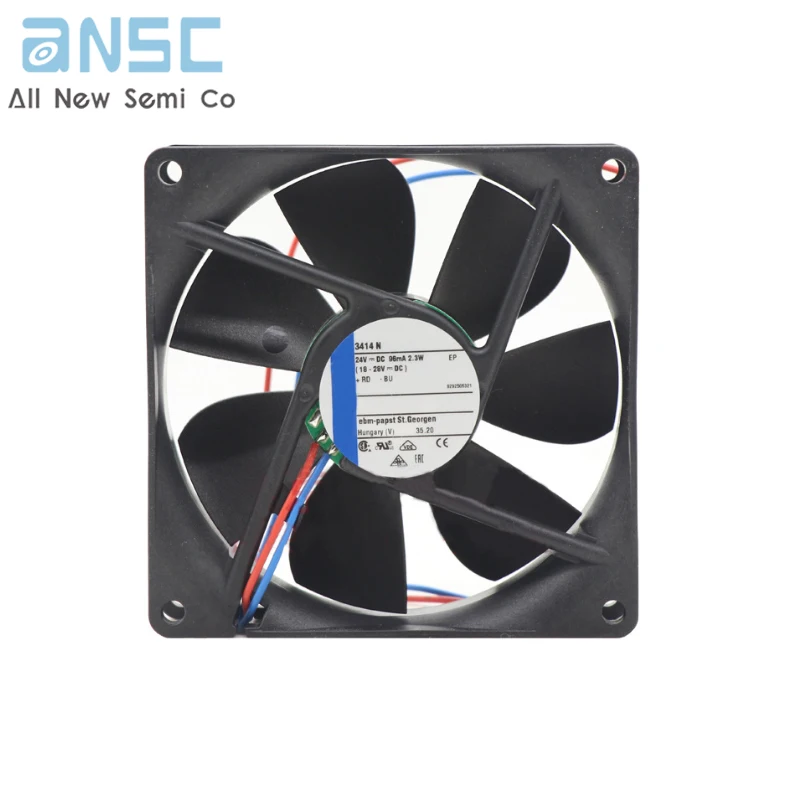 Original Axial flow fan 3414N 24V 2.3W 9CM Cooling fan