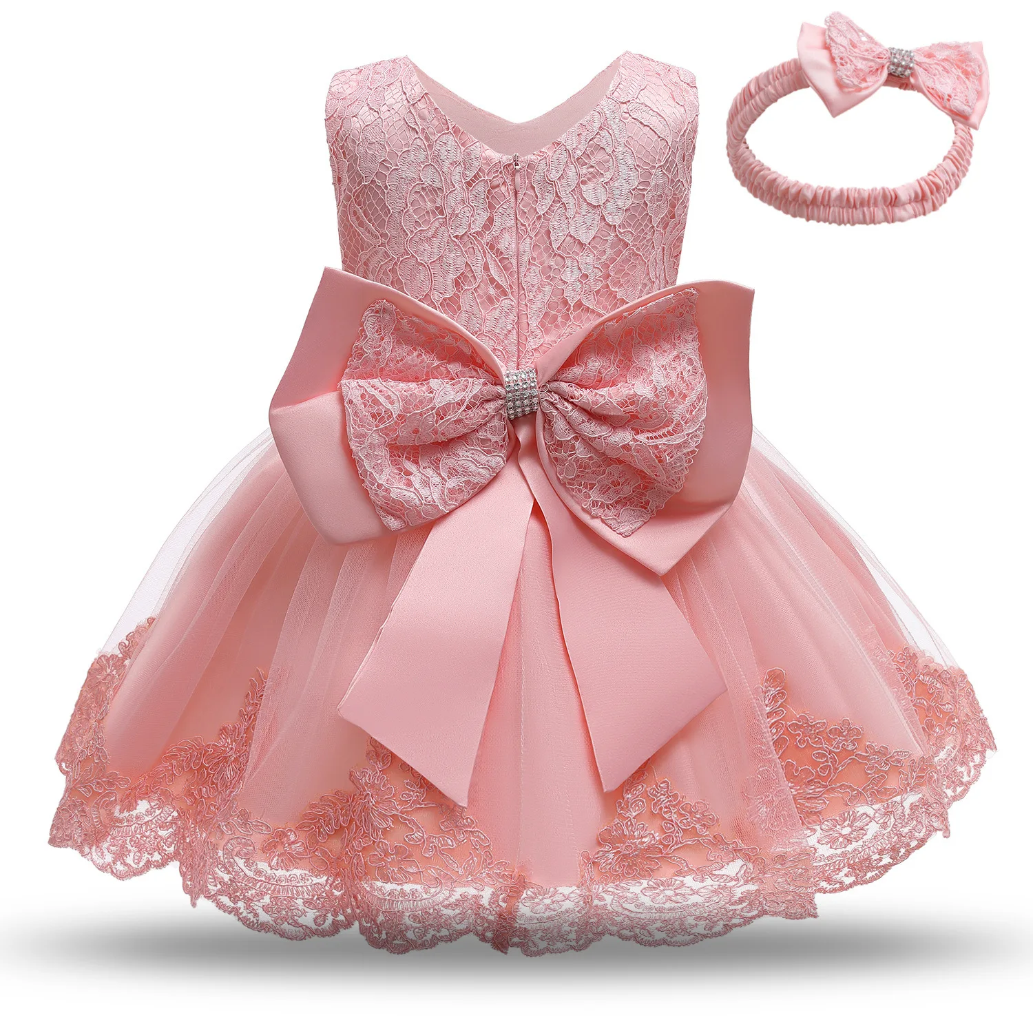 Baby Kids Flower Girls Dress Party Wedding Bridesmaid Gown Formal Dresses