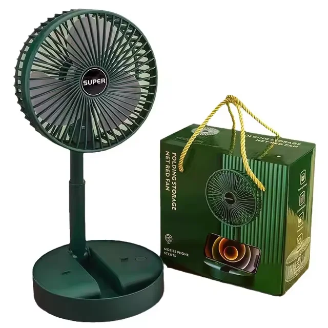 Battery Table Foldable Plastic Portable OEM 3.7V Usb Portable Fan English Silk Screen Printing Mini Fan Portable Rechargeable 5w