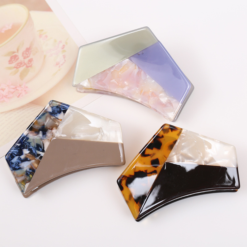 
Модный дизайнерский лап для волос из ацетата под заказ 