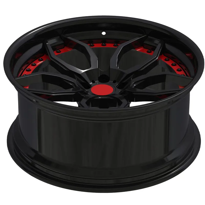 Customized Luxury Monoblock 2 Piece Forged Alloy Wheels for High End Forged WHEELs Racing Cars factory