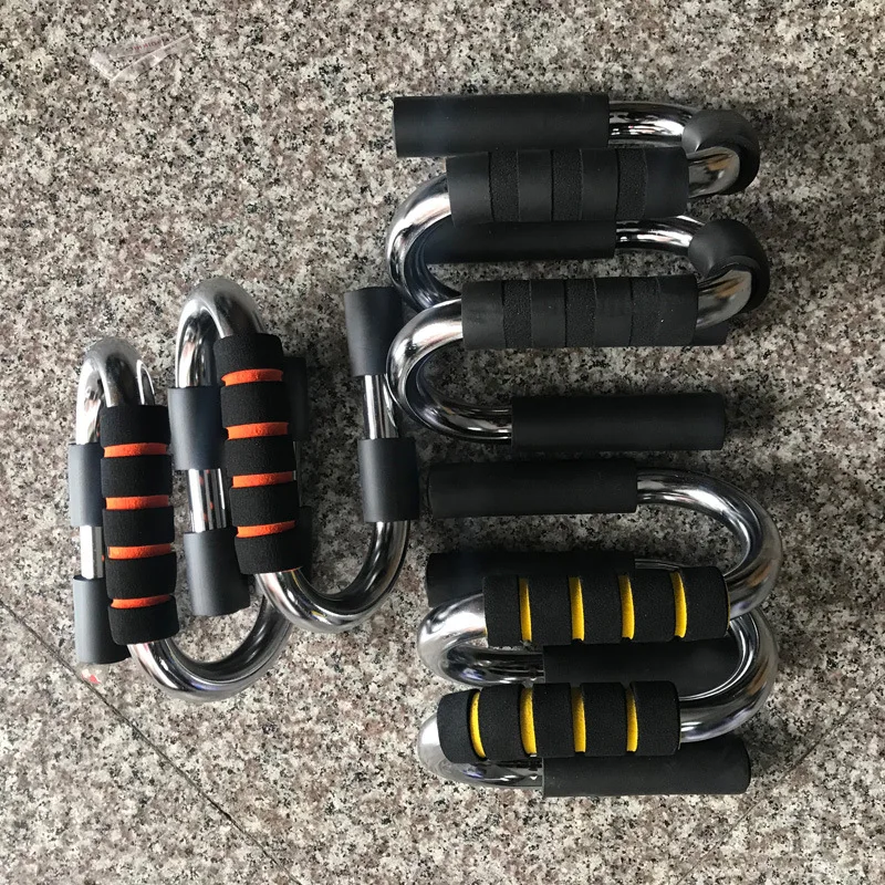 S-Shape форме благодаря чему создается ощущение невесомости с пуш-ап Поддержка стойки фитнес прочность грудные мышцы оборудование для дома высокого качества инструмент