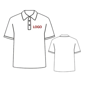 Custom Workwear Full Body Print Collar Short Sleeved Polo Shirt Advertising Event Cultural Shirt Custom logo