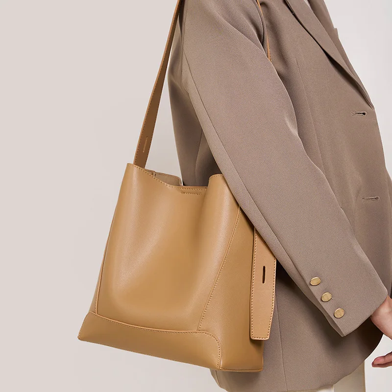 Sacs Main Pour Femmes Luxury Designer Genuine Leather Tote Bag Stock Wholesale Solid Wom aperçu 2